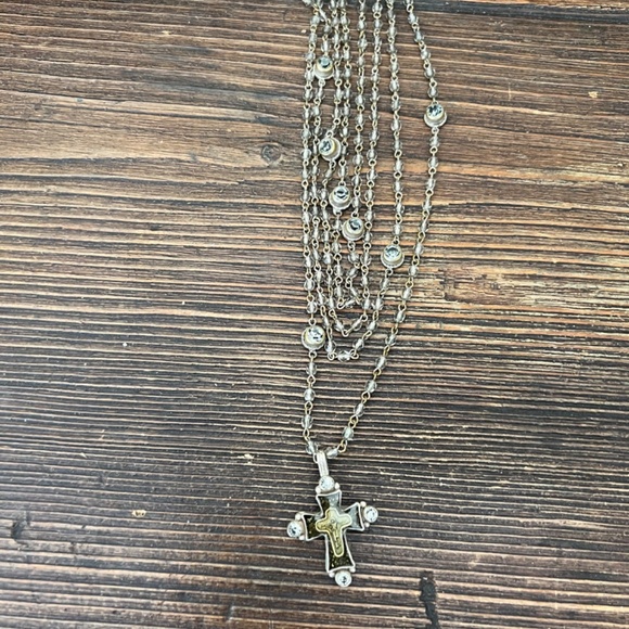 Virgins Saints and Angels  Multi Strand Crystal Gemstone and Rhinestone Rosary - Picture 8 of 12